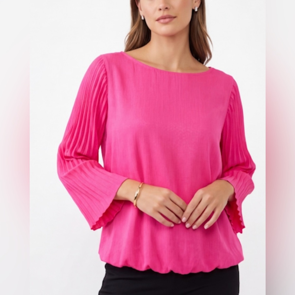 Alfani Top Women’s Size 8 Pink, 100% Polyester